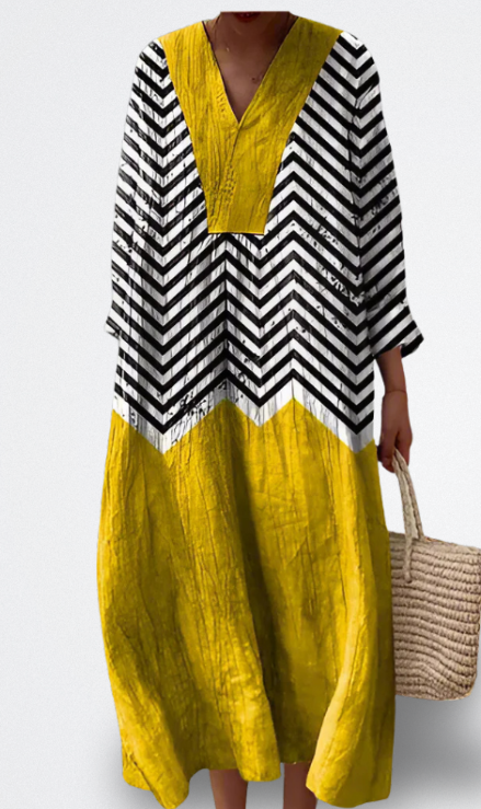 Rya Vestido Midi Elegante con Pliegues