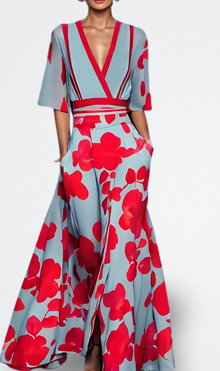 Elena | Vestido Elegante de Manga Corta