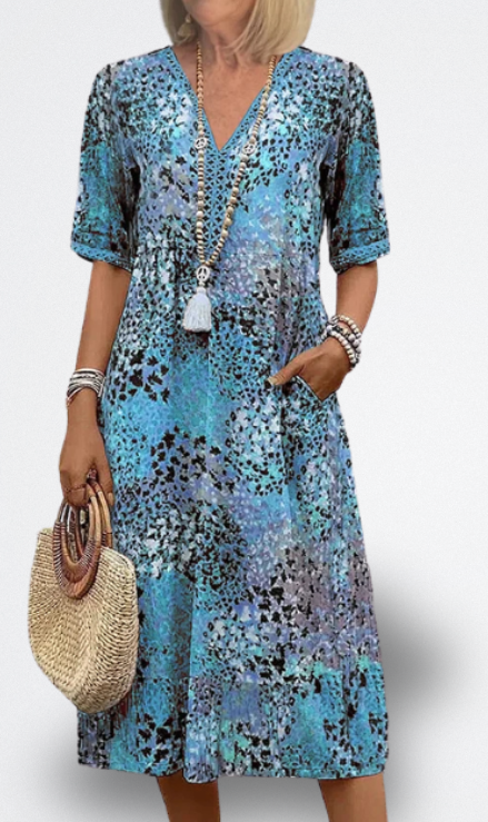 Florencia Vestido Midi Vibrante