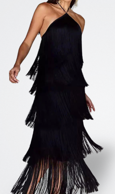 Sahara Vestido de Flecos