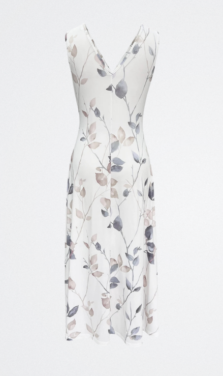 Sorelle Vestido Largo Elegante con Flore