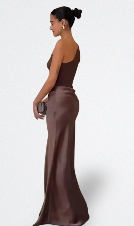 Noelle | Vestido de Noche Satinado