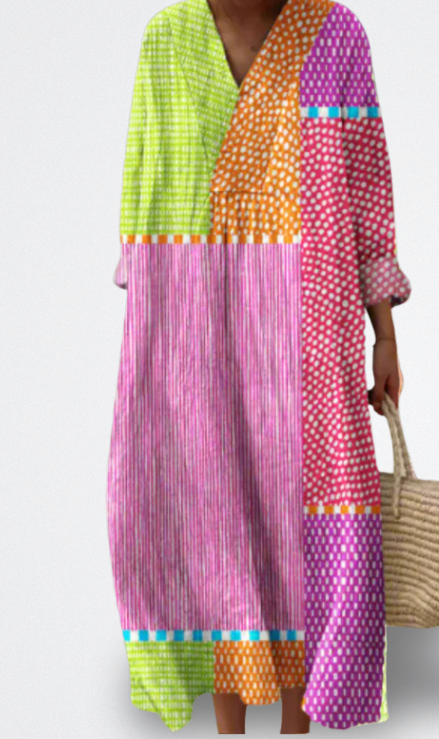 Rya Vestido Midi Elegante con Pliegues
