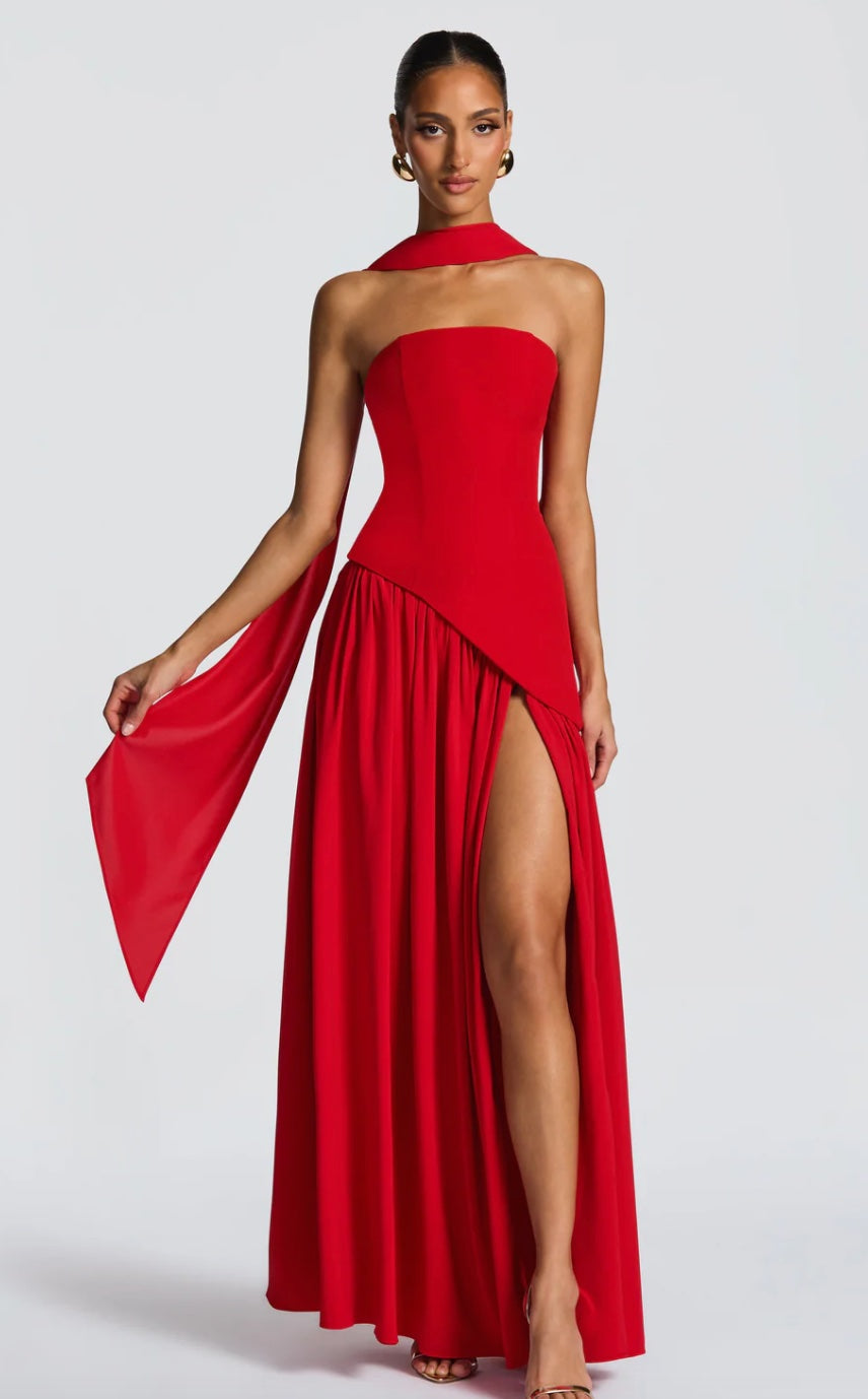 Aria | Vestido Largo Sin Tirantes