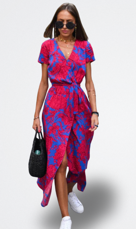 Kaelani | Vestido Midi Cruzado