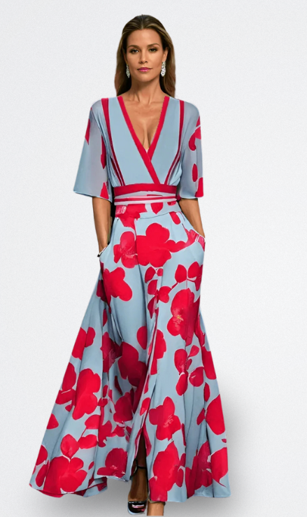 Elena | Vestido Elegante de Manga Corta
