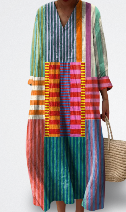 Rya Vestido Midi Elegante con Pliegues