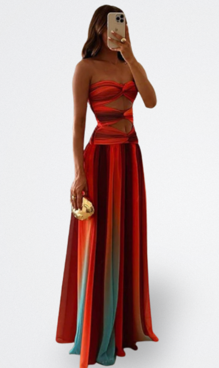 Kaelis | Vestido Maxi Sin Tirantes