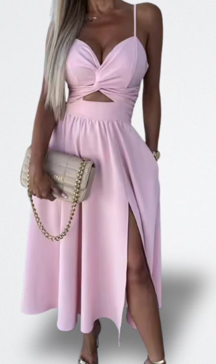 Tahlia Vestido Rosa Suave
