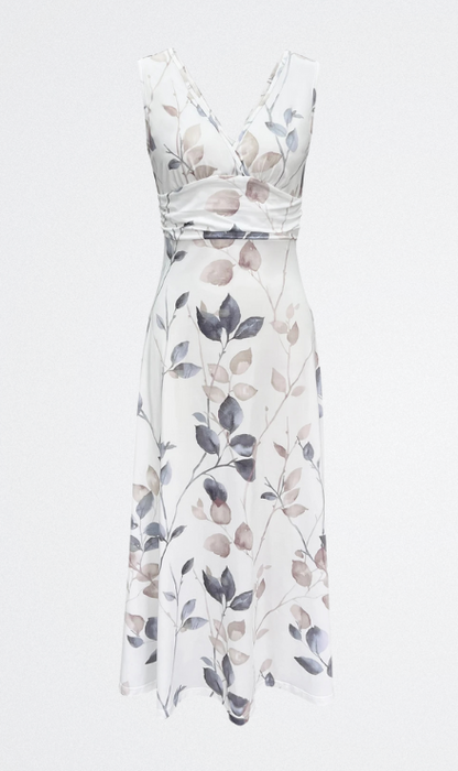 Sorelle Vestido Largo Elegante con Flore