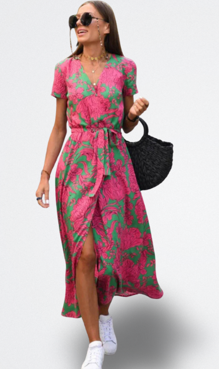Kaelani | Vestido Midi Cruzado
