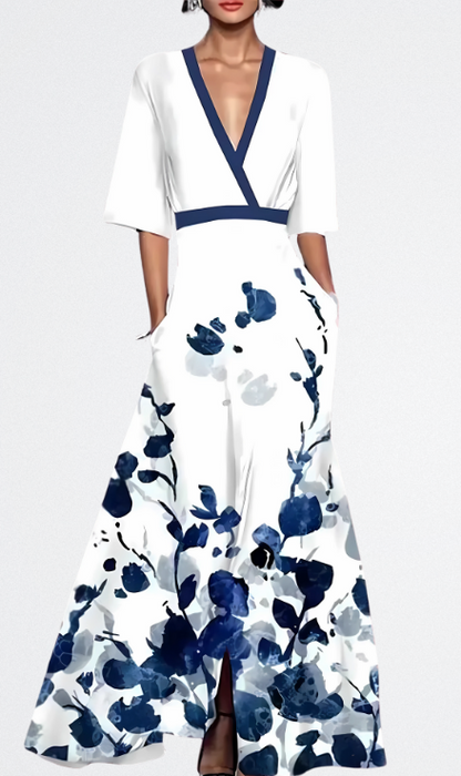 Elena | Vestido Elegante de Manga Corta