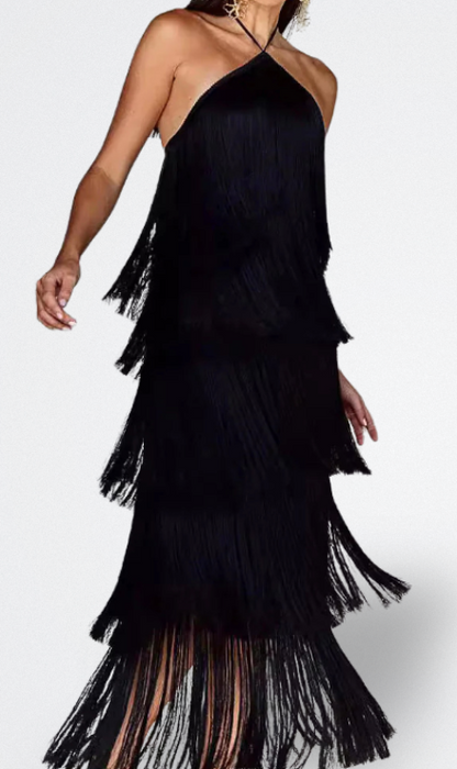 Sahara Vestido de Flecos