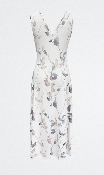 Sorelle Vestido Largo Elegante con Flore