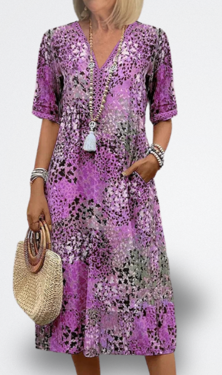 Florencia Vestido Midi Vibrante