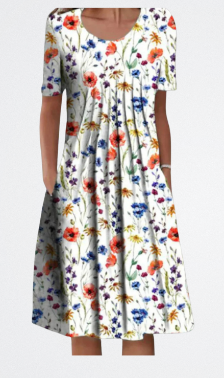 Ariana | Vestido Floral que Estiliza la Figura