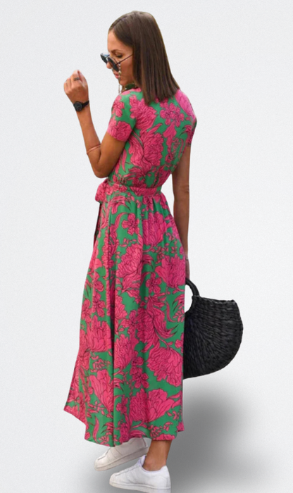 Kaelani | Vestido Midi Cruzado