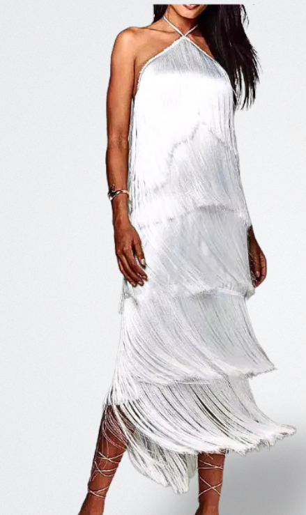Sahara Vestido de Flecos