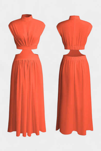 Jocelyn Conjunto de Vestido con Abertura Lateral
