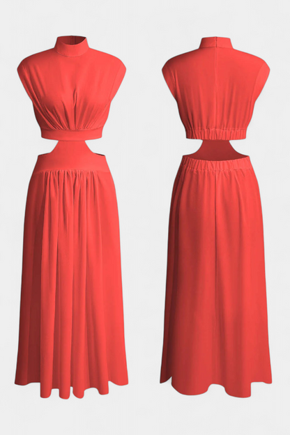 Jocelyn Conjunto de Vestido con Abertura Lateral