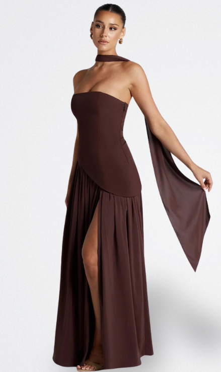Aria | Vestido Largo Sin Tirantes