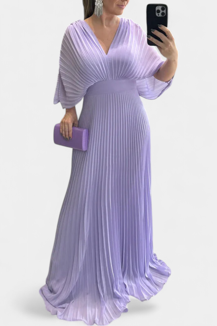 Odele Vestido Plisado Fluido y Favorecedor