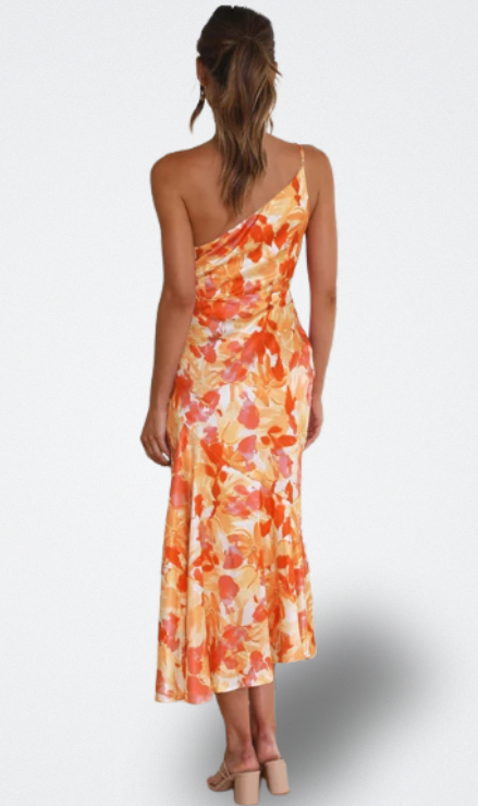 Elora | Vestido Midi Floral Tropical