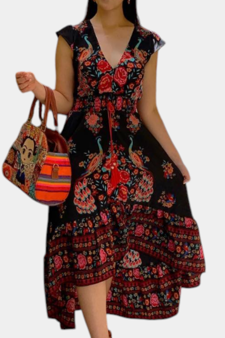 Chiara Vestido Floral Boho Chic