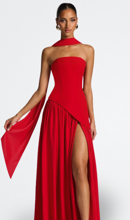 Aria | Vestido Largo Sin Tirantes